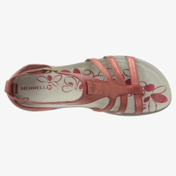 Merrell Women's Cantor Lavish Sandal Red Ochre NWOT Size 6 - Picture 12 of 12